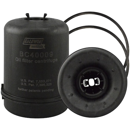 Baldwin Filters Oil Filter Element, 3-7/8 in. Dia BC40009